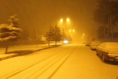 Yeşilyurt ve Artova'da kar yağışı sürüyor