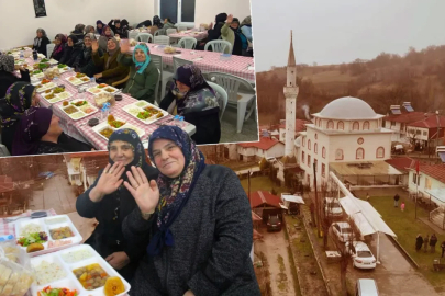 Bu köyde Ramazan'da yemekleri erkekler yapıyor