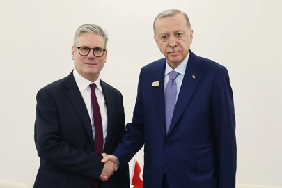 Cumhurbaşkanı Erdoğan, Birleşik Krallık Başbakanı Starmer ile görüştü