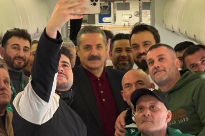 Faruk Çelik Bursaspor’u yalnız bırakmadı! Takım uçağında yerini aldı...