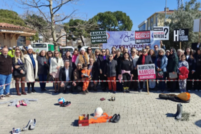 Bursa'da kadınlar dayanışma için meydanda buluştu