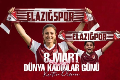 Elazığspor’dan kadın taraftarlara jest