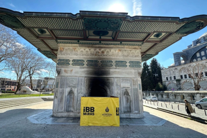 İstanbul'un en büyük üçüncü çeşmesini yaktılar!