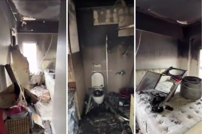 İstanbul'da kurutma makinesi patladı, ev savaş alanına döndü