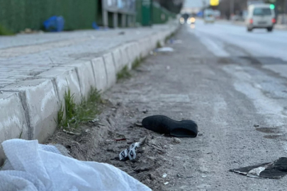 Bursa'da aşırı hız felakete dönüştü! Bisiklet ikiye bölündü...