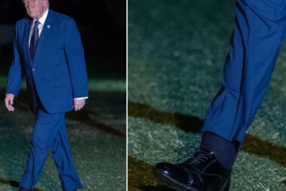 Trump'ın fotoğrafına bakan herkes aynı noktaya takıldı