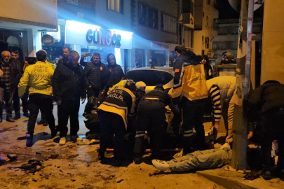 Bursa'da gece saatlerinde korkutan kaza!