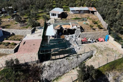 Bursa'da kaçak olduğu iddia edilen yapı yıkıldı, köylü isyan etti!