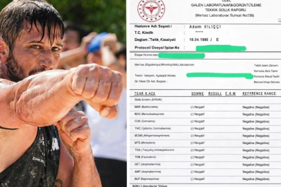 Adem Kılıçcı iddialara karşı kendi yaptırdığı test sonucunu paylaştı