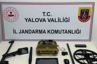 Jandarmadan kaçak kazıya suçüstü!