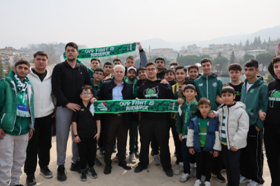 Başkan Bozbey, Bursaspor taraftarlarıyla şampiyonluk heyecanını paylaştı