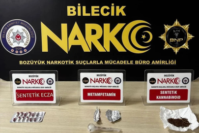 Bilecik'te uyuşturucu operasyonunda 3 zanlı yakalandı