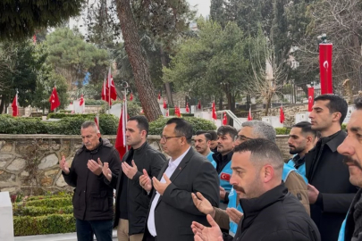Bayram öncesinde şehitler unutulmadı