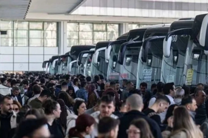 Bayram yolculuğunda yoğunluk: İstanbul çıkışlı otobüs seferlerinin yüzde 90’ı doldu