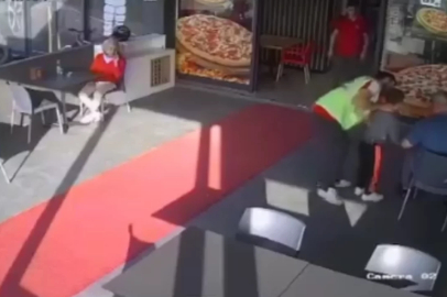 Bursa'da kuryeden hayat kurtaran müdahale!