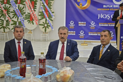 BBP Genel Başkanı Destici, Adıyaman'da iftar programına katıldı