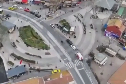 Beykoz'da dron destekli trafik denetimi: 58 sürücüye 190 bin lira ceza