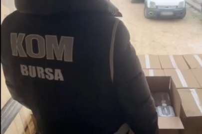 Bursa'da sahte alkol operasyonu!