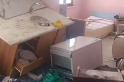 Yayla evine giren ayı ortalığı savaş alanına çevirdi