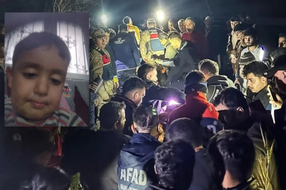 Dereye düşen 4 yaşındaki çocuk can verdi