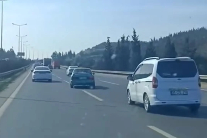 Otoyolda makas atınca 90 bin lira ceza yedi