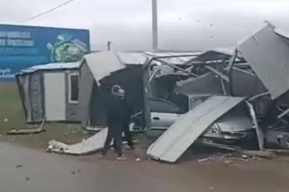 Bursa'da feci kaza ucuz atlatıldı!