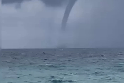 Antalya’da korkutan hortum!