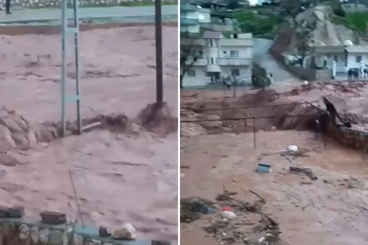 Şırnak'ta sağanak sele dönüştü, dereler taştı, evler sular altında kaldı