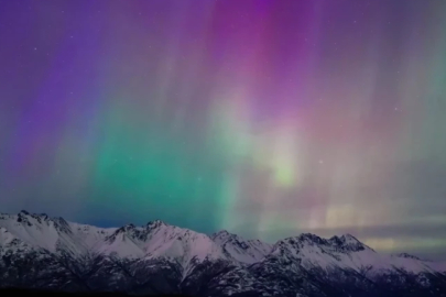 Alaska semalarında Kuzey Işıkları gözlendi