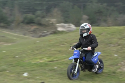 Bursa'da 2 yaşında pedal çevirdi, şimdi hedefi zirve!
