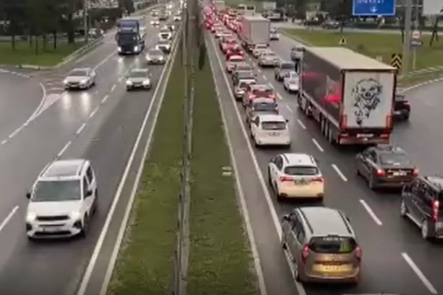 Bursa-Ankara kara yolunda bayram dönüşü yoğunluğu