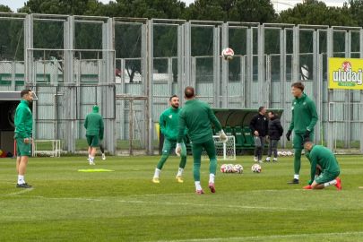 Bursaspor'da kritik maç öncesi yoğun mesai!