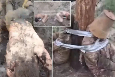 İnfial yaratan görüntü! Putin'in komutanları neler yapmış neler