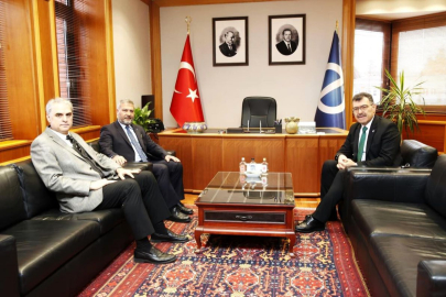 İTÜ Rektörü Mandal'dan Rektör Adıgüzel'e ziyaret