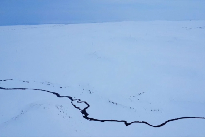 Kars'ın yüksek kesimlerinde kar kalınlığı 2 metreyi aştı