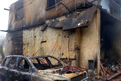 Ankara'da ev yangını; otomobil ve traktör kullanılmaz hale geldi