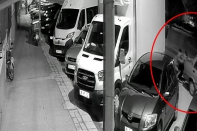 Eskişehir'de film gibi hırsızlık: Otomobili iterek çalıp götürdüler