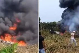 Kolombiya'da askeri uçak düştü: 90 kişi hayatını kaybetti