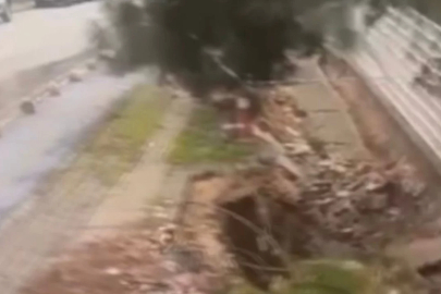 Bursa'da yürekleri ağza getiren görüntü!