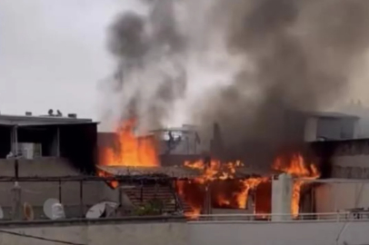 Bursa'da yangın alarmı! Mahallede panik yaşandı...