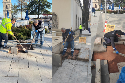 Tarihi Tophane Meydanı yenilendi