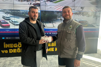 İnegöl Belediyesi Personelinden Örnek Davranış