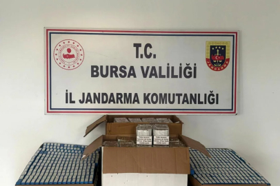 Bursa İl Jandarma'dan kaçakçılara feci darbe!