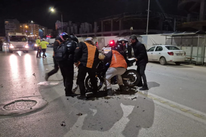 Kaza sonrası kuryeler seferber oldu