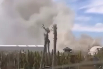 Bursa'da korkutan fabrika yangını!