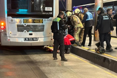 İstanbul Bahçelievler'de metrobüsün ayağını ezdiği kadın yaralandı