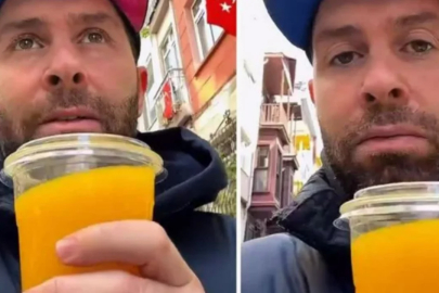 Bir bardak portakal suyuna, servet ödedi!