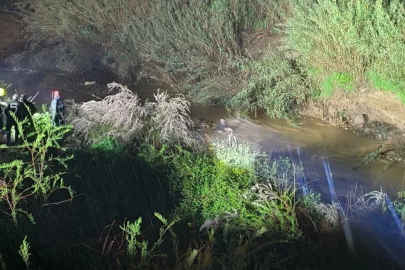 Azgın dereye kapıldı 4 saatlik mücadeleyle hayata tutundu