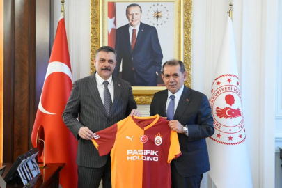 Galatasaray Başkanı Dursun Özbek'ten İçişleri Bakanı Mustafa Çiftçi'ye ziyaret