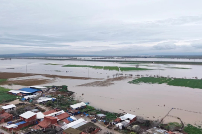 Bursa'da tarım arazileri sular altında kaldı!